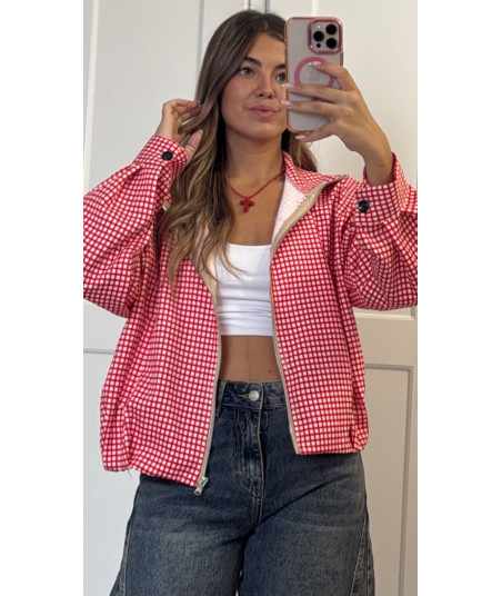 chaqueta vichy