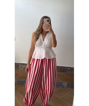 Pantalon bombacho rayas